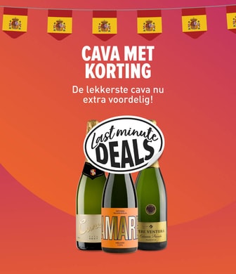 Last minute deal: Cava tot 25% korting